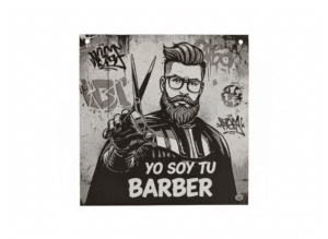 Placa Yo Soy Tu Barber (barbero)